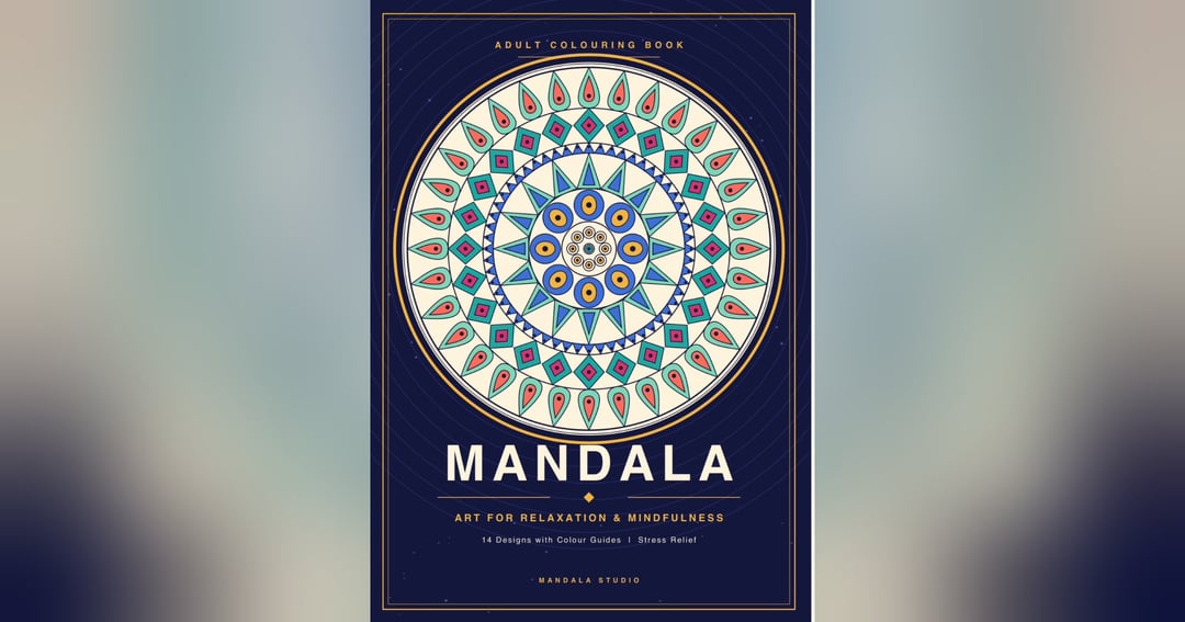 Mandala Art: Adult Colouring Book with Colour Guides