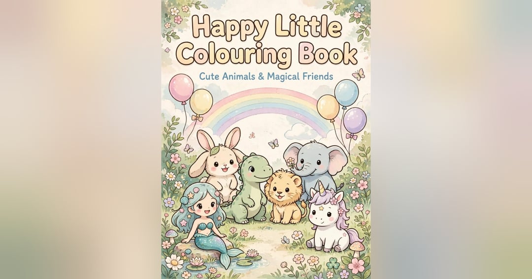 Happy Little Colouring Book, image 2