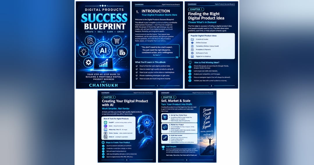 DIGITAL PRODUCTS SUCCESS BLUEPRINT EBOOK, image 2
