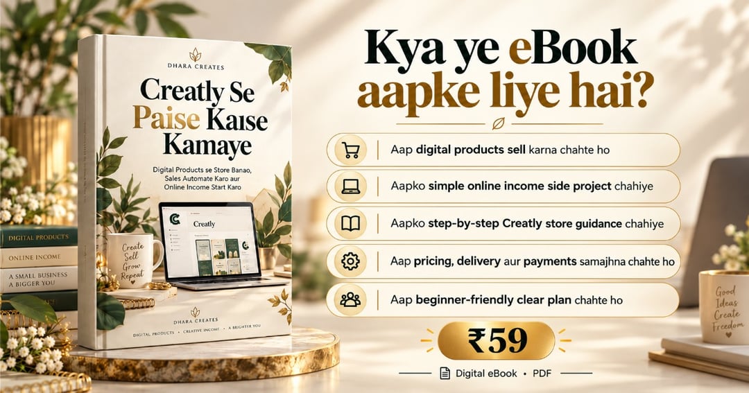 Creatly Se Paise Kaise Kamaye – Digital Products Selling Guide (Hinglish), image 3