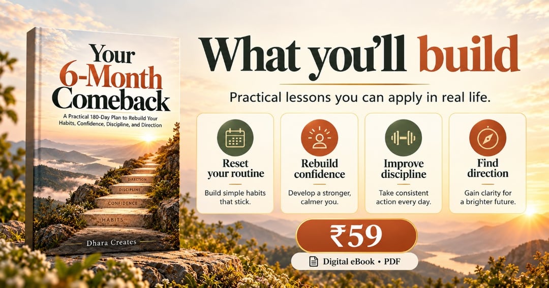 Your 6-Month Comeback – 180-Day Self-Improvement & Habit Building Guide, image 5