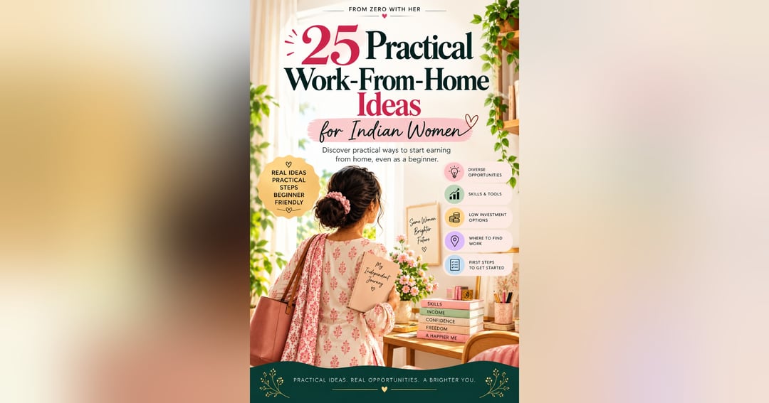 25 Practical Work-From-Home Ideas for Indian Women