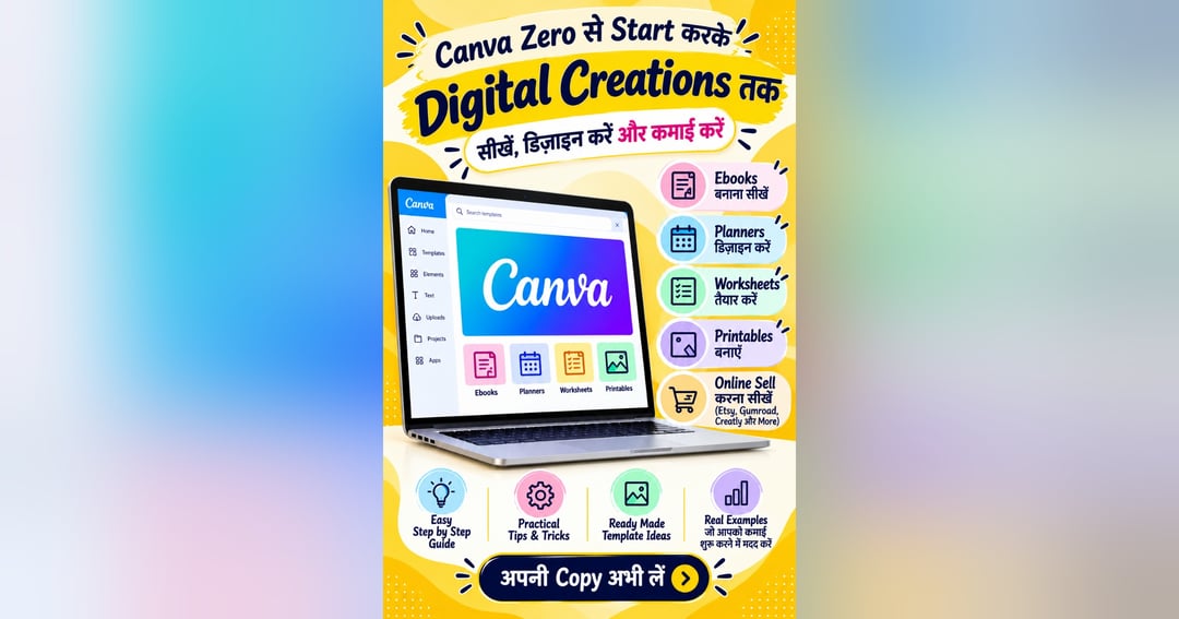Create It With Canva | शुरुआती लोगों के लिए आसान हिंदी गाइड