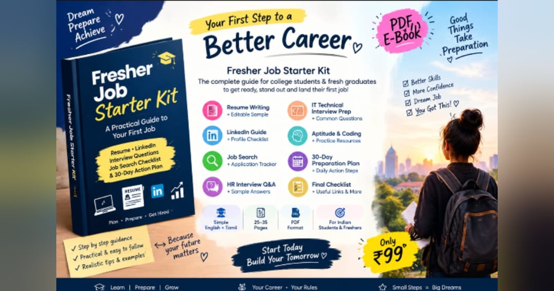 Fresher job starter kit