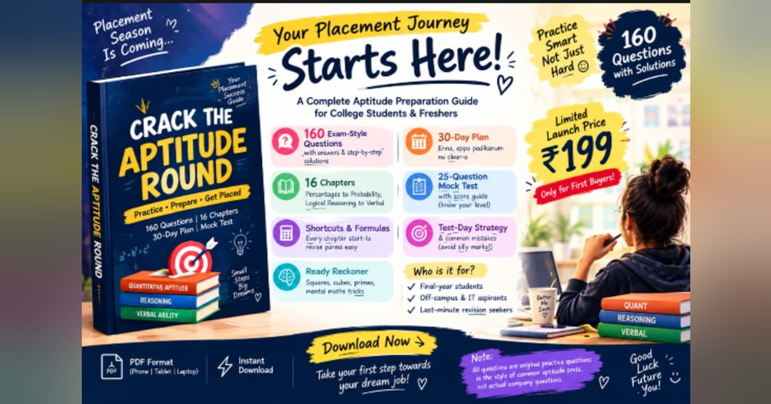 Crack The Aptitude Round