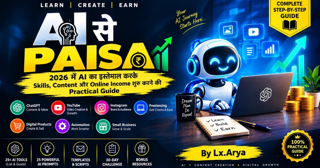 Ai Se Paisa Kaise Kamaye In 2026 ? Full Roadmap { USA CHANNEL }