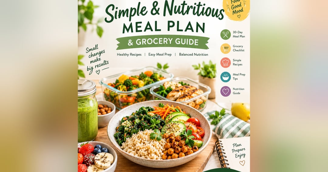 30-Day Meal Plan & Grocery Guide