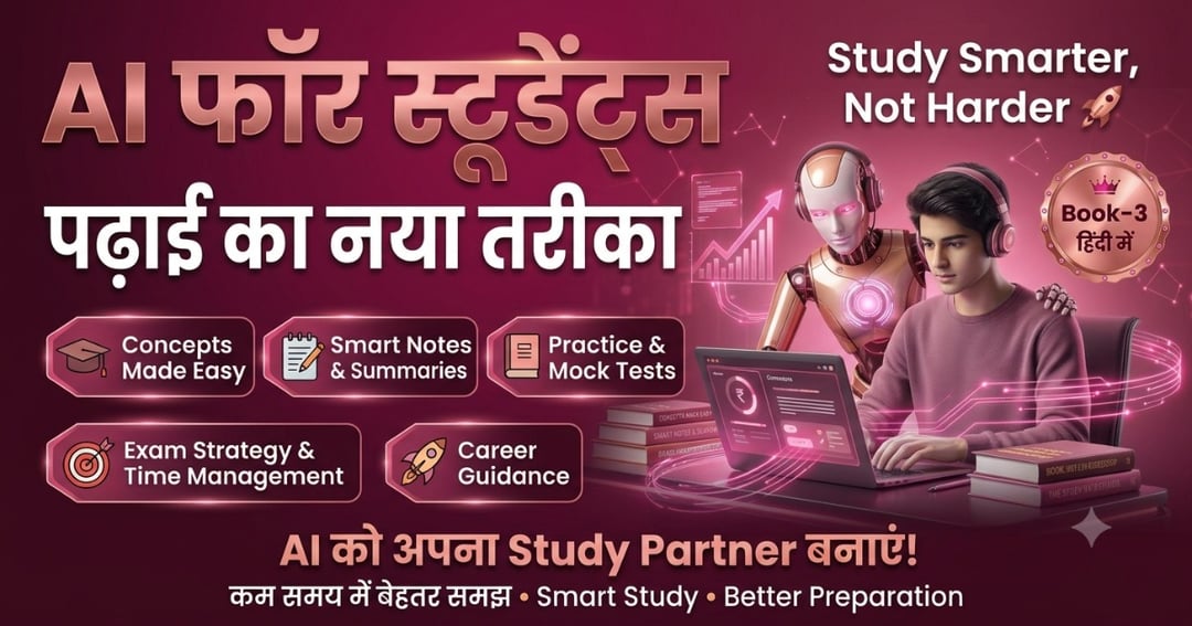 🤖 AI For Students: पढ़ाई का नया तरीका — आपका 24/7 Personal AI Study Partner! 📚🚀