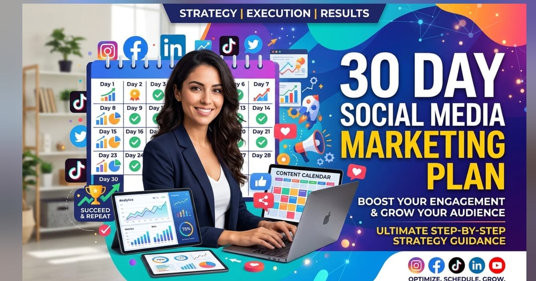 THE 30-DAY SOCIAL MEDIA  MARKETING PLAN, image 2