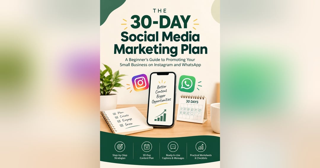 THE 30-DAY SOCIAL MEDIA  MARKETING PLAN