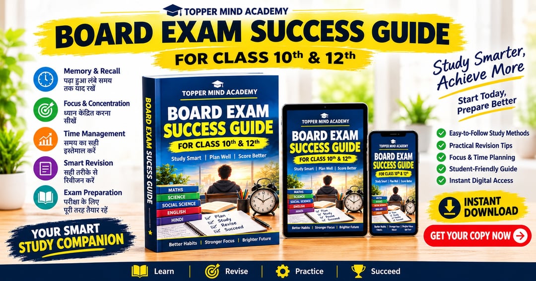 BOARD EXAM SUCCESS GUIDE For Class 10th & 12th Students