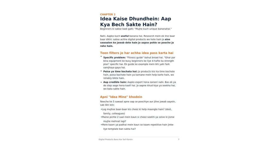 Create and Sell Digital Product: Beginner to First Sale (Hinglish Guide 2026), image 4