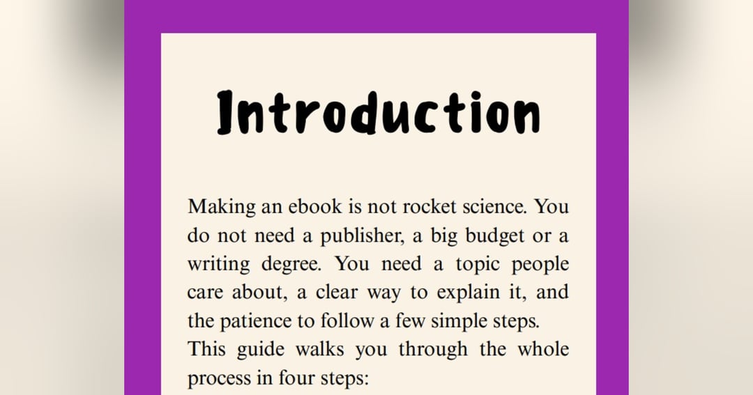 How to Make An Ebook, image 3