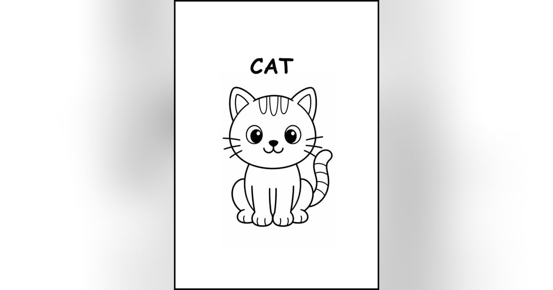 Animals colouring book, image 4