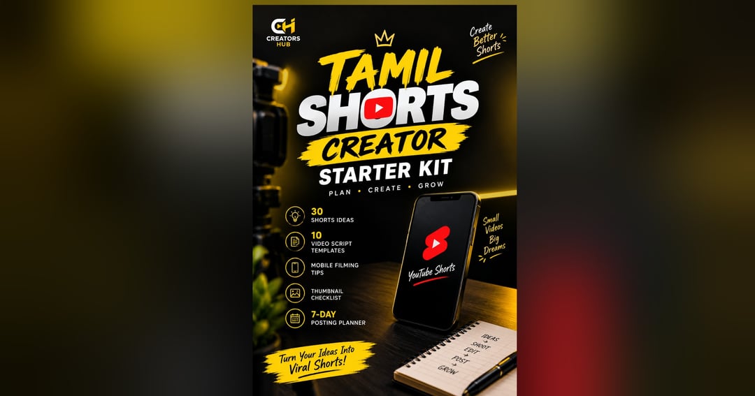 Tamil Shorts Creator Starter Kit, image 2