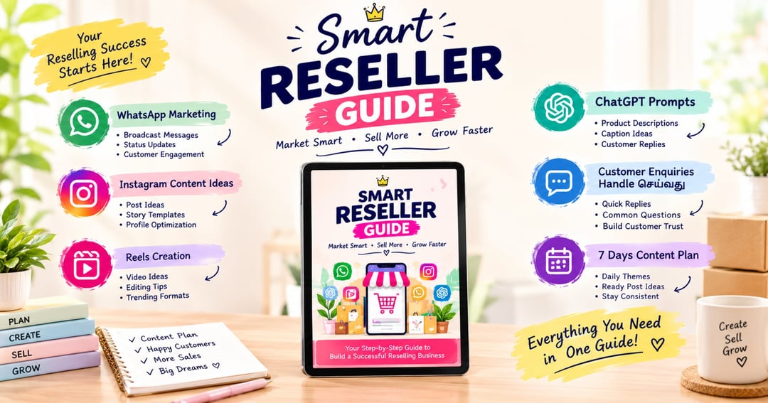 SMART RESELLER GUIDE – WhatsApp Marketing, Instagram Content & AI Prompts for Resellers, image 2