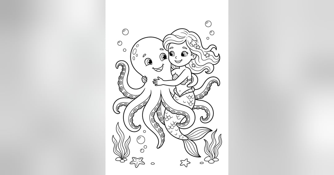 Magical Mermaid and Ocean Friends, image 3
