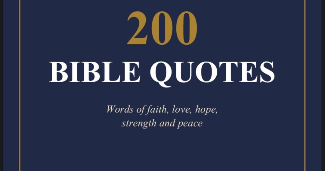 200 quotes of bible