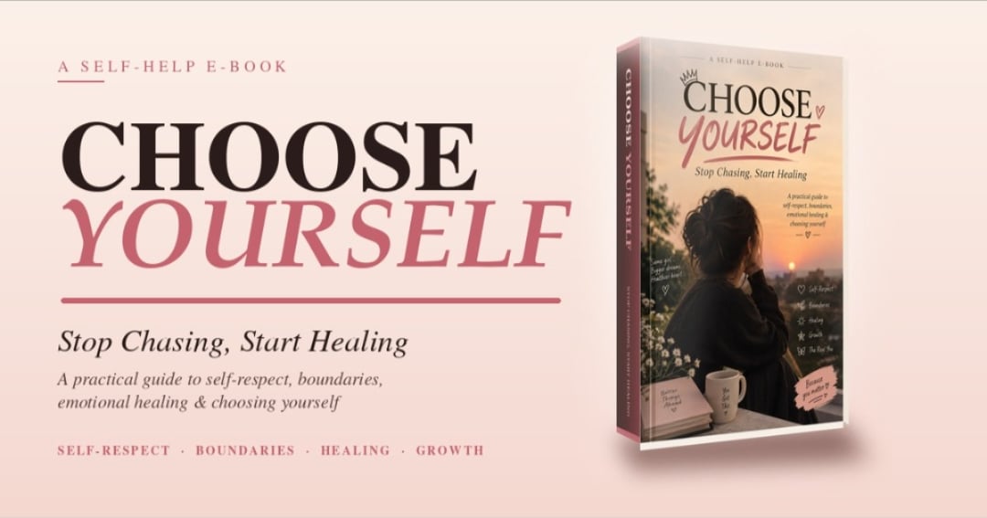 CHOOSE YOURSELF STOP CHASING PEOPLE START HEALING