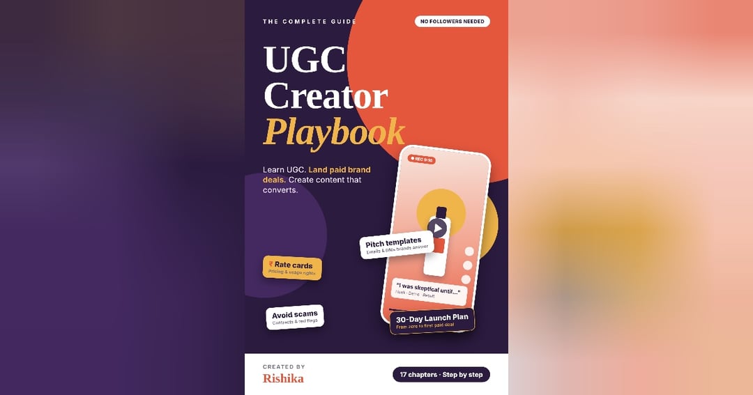 The UGC Creator Playbook: Learn UGC, Land Paid Brand Deals & Create High-Converting Content