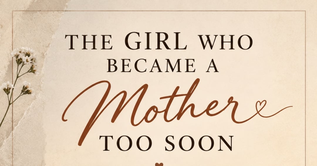 the girl who became mother too soon