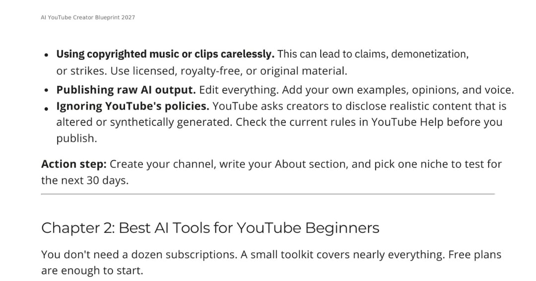 AI YOUTUBE CREATOR BLUEPRINT 2027, image 2