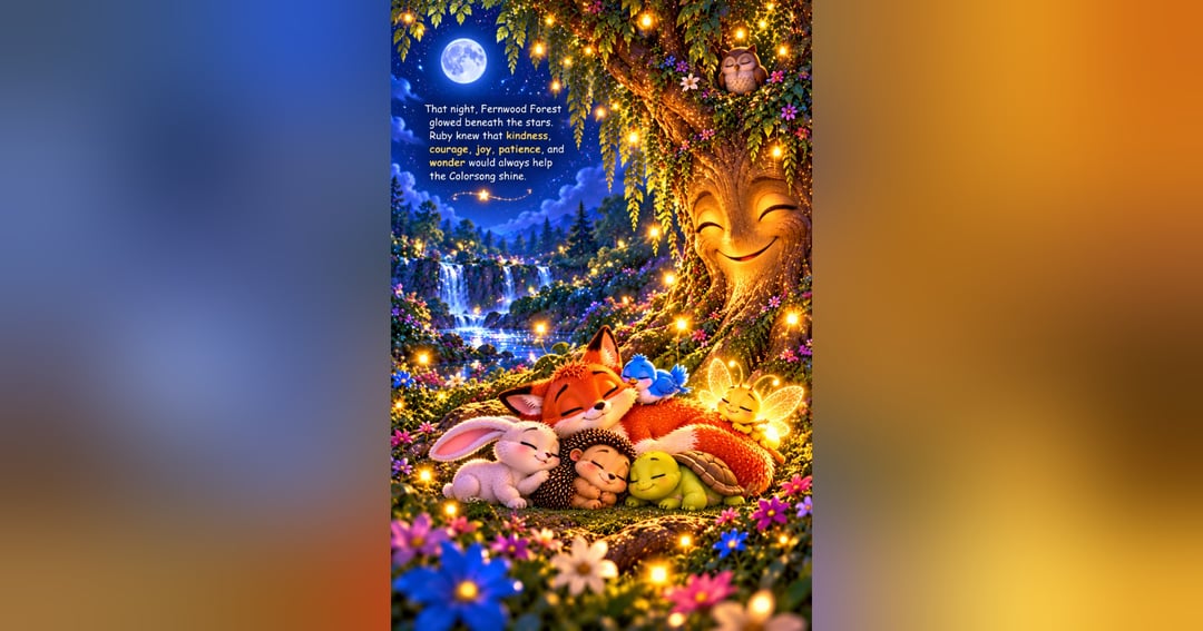 Little Fox and the Forest of Colors A Magical Adventure to Bring the Colors Home, image 4
