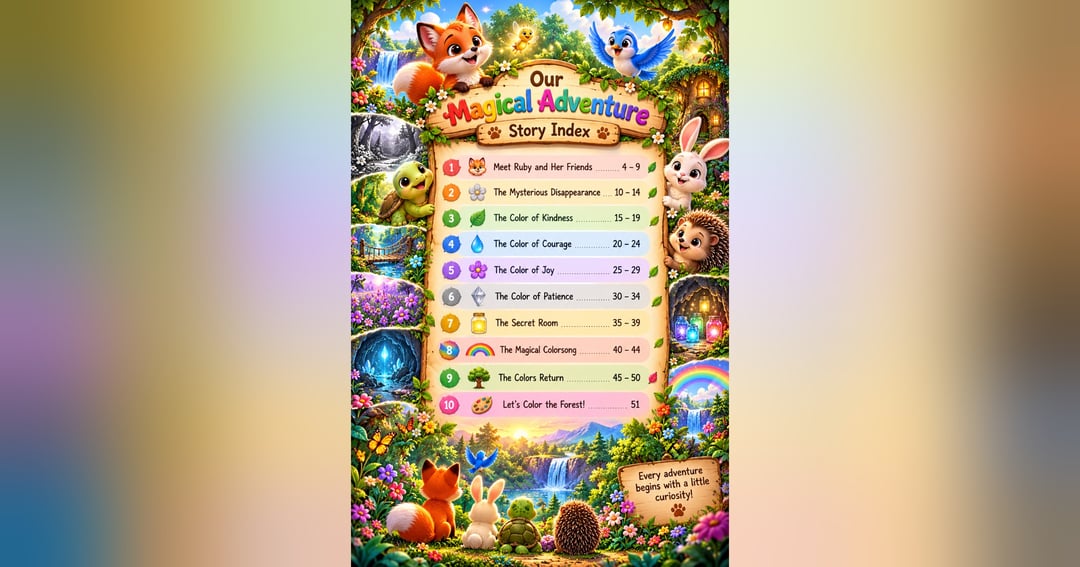 Little Fox and the Forest of Colors A Magical Adventure to Bring the Colors Home, image 3