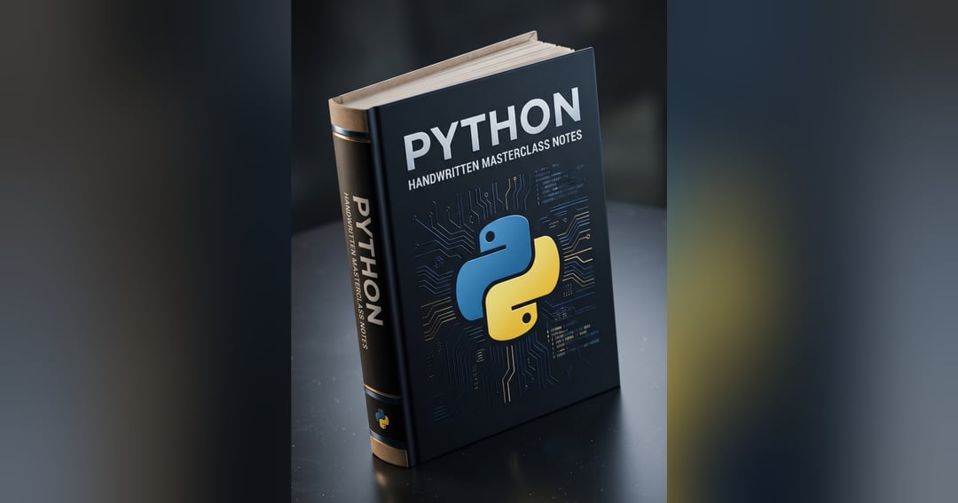 Python Basics β Beginner's Handwritten Notes | Learn Python from Scratch, image 2