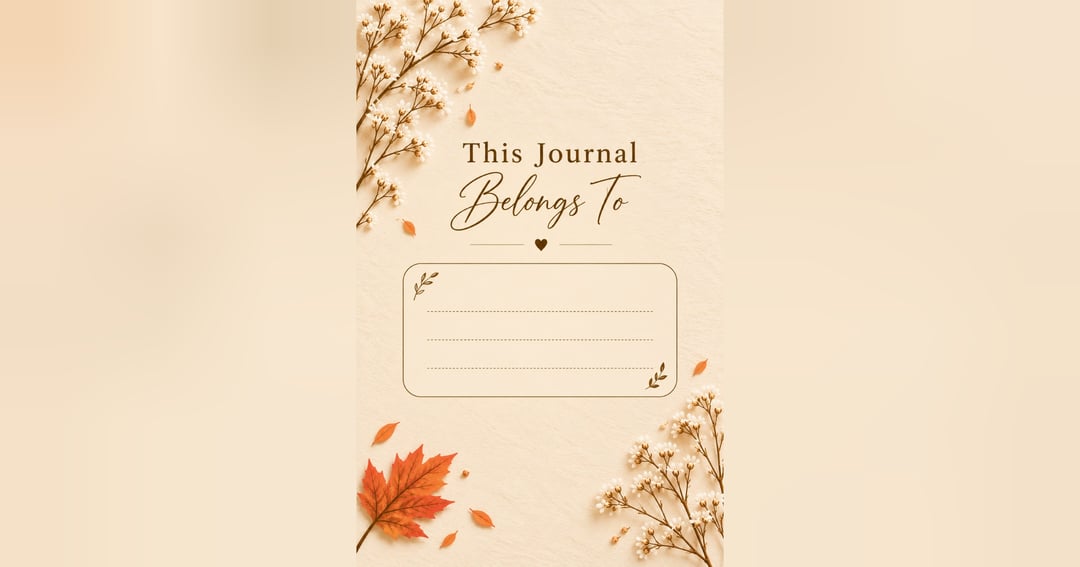 Autumn Botanical Journal – 100 Pages, image 2