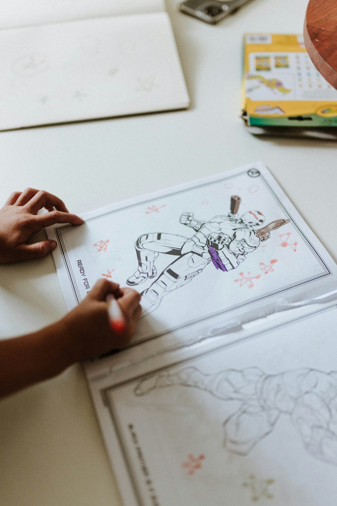 Drawing and colouring book, image 2