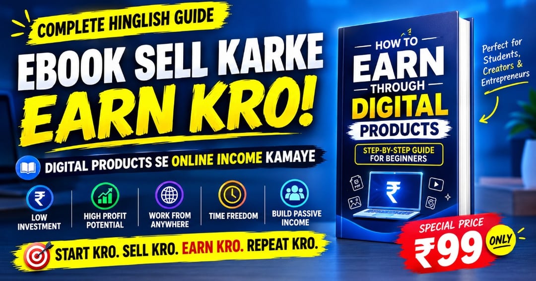 Digital Product Guide | How to create & sell digital products ( eBooks , templates , reels & prompt bundles )