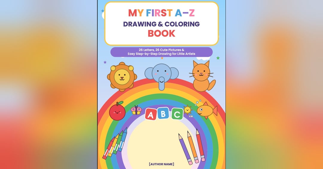My First A–Z Drawing & Coloring Book, image 2