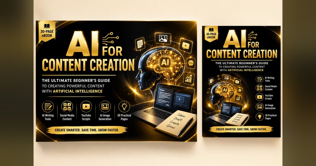 AI FOR CONTENT CREATION: The Ultimate AI Content Creation Blueprint for Beginners  Create Better Content, Write Faster, Generate Ideas & Master AI Tools — Even If You're a Beginner!, image 2