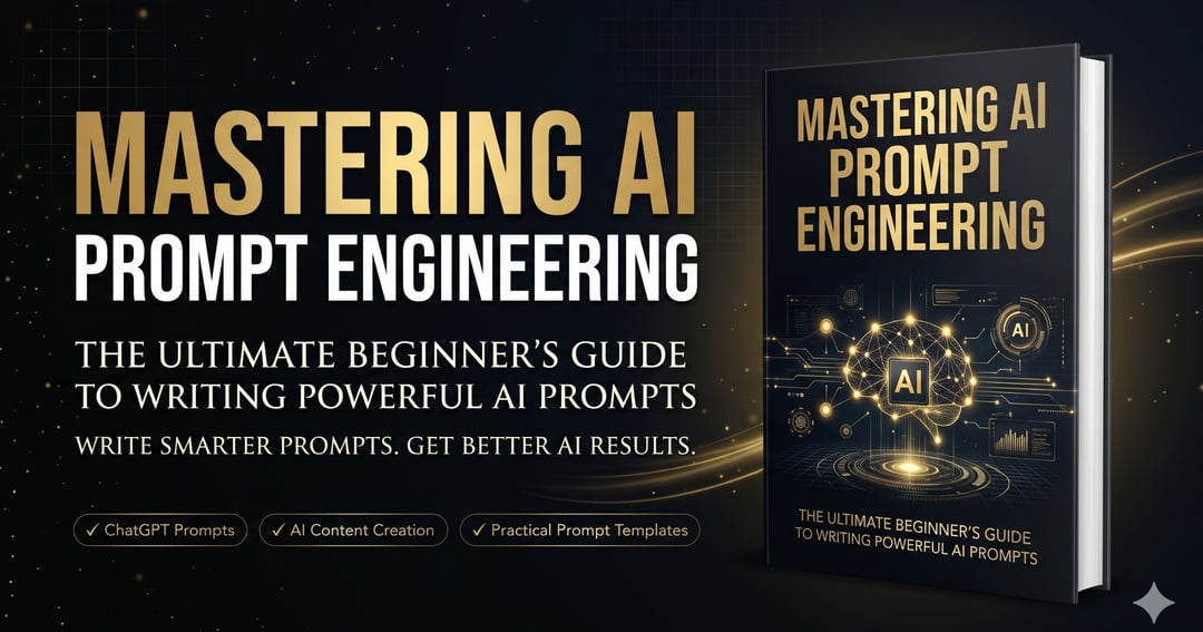 MASTERING AI PROMPT ENGINEERING  The Ultimate Beginner's Guide to Writing Powerful AI Prompts  Learn to Write Better Prompts. Get Better AI Results.  Discover how to communicate with AI tools, write effective prompts, save time, boost productivity, and un, image 2