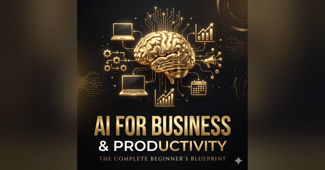 🚀 THE AI BUSINESS & PRODUCTIVITY BLUEPRINT  Work Smarter. Save Time. Grow Your Business with AI.  A Beginner-Friendly Guide to Using AI Tools for Business Growth, Automation & Maximum Productivity  🤖 AI TOOLS • BUSINESS GROWTH • SMART WORKFLOWS • TIME S, image 2