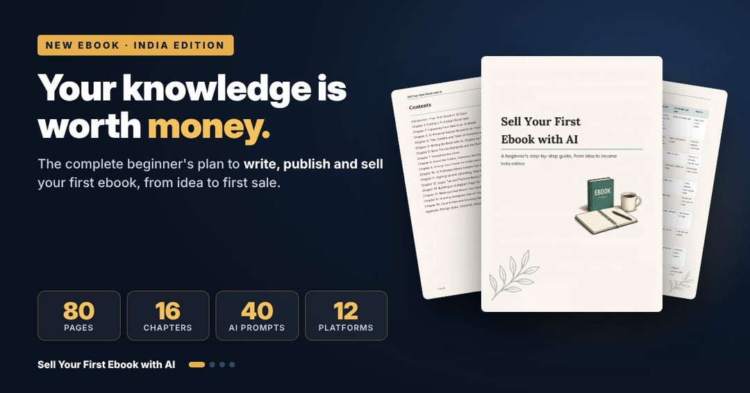 Your First Profitable Ebook: Write It, Publish It and Sell It with AI, Even If You’re a Beginner, image 2