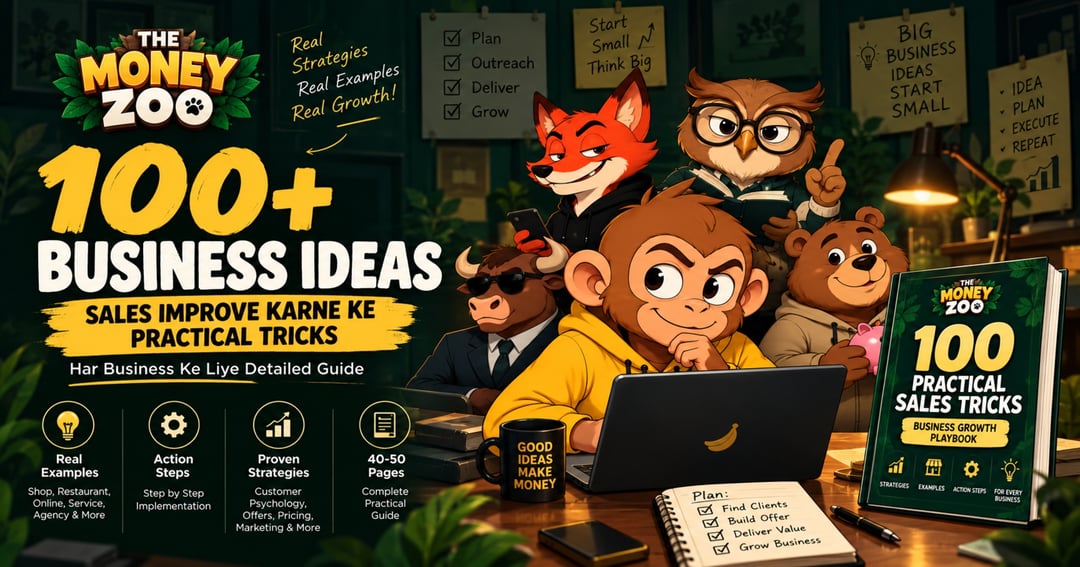 The Money Zoo | 100 Practical Sales Tricks – Business Growth Playbook
