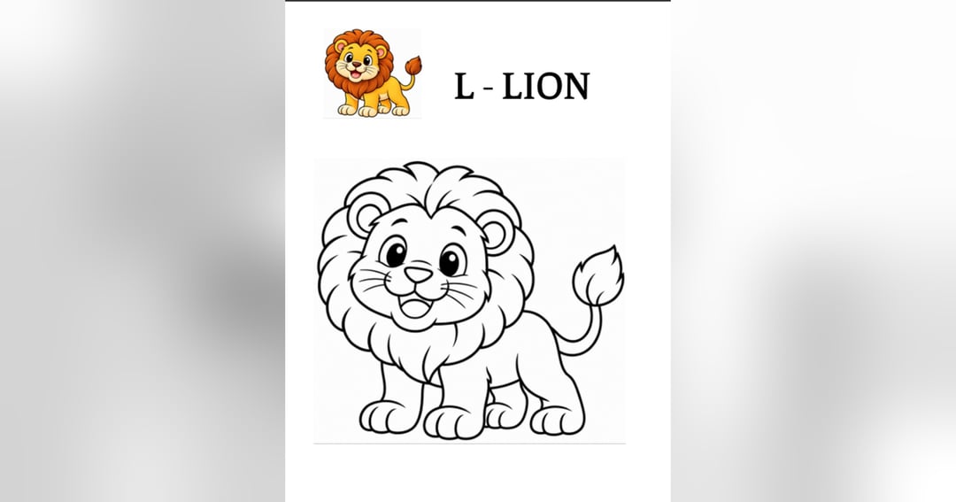 a to z colouring book for kids, image 4