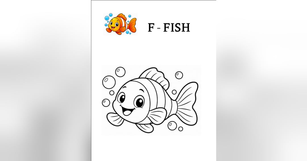 a to z colouring book for kids, image 3