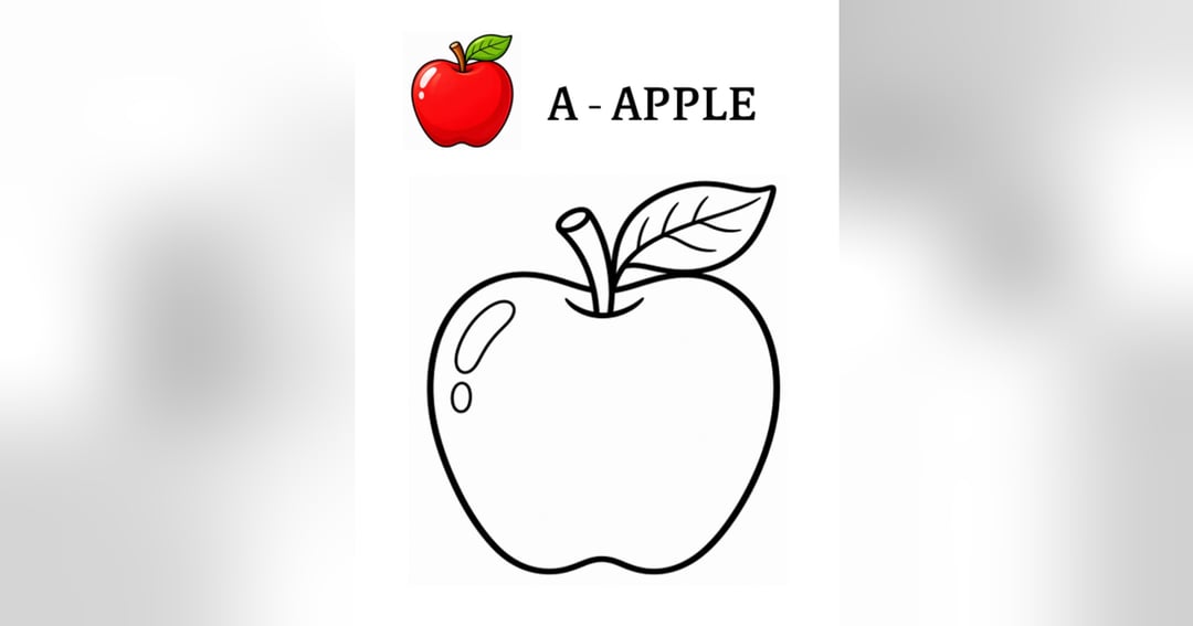a to z colouring book for kids, image 2