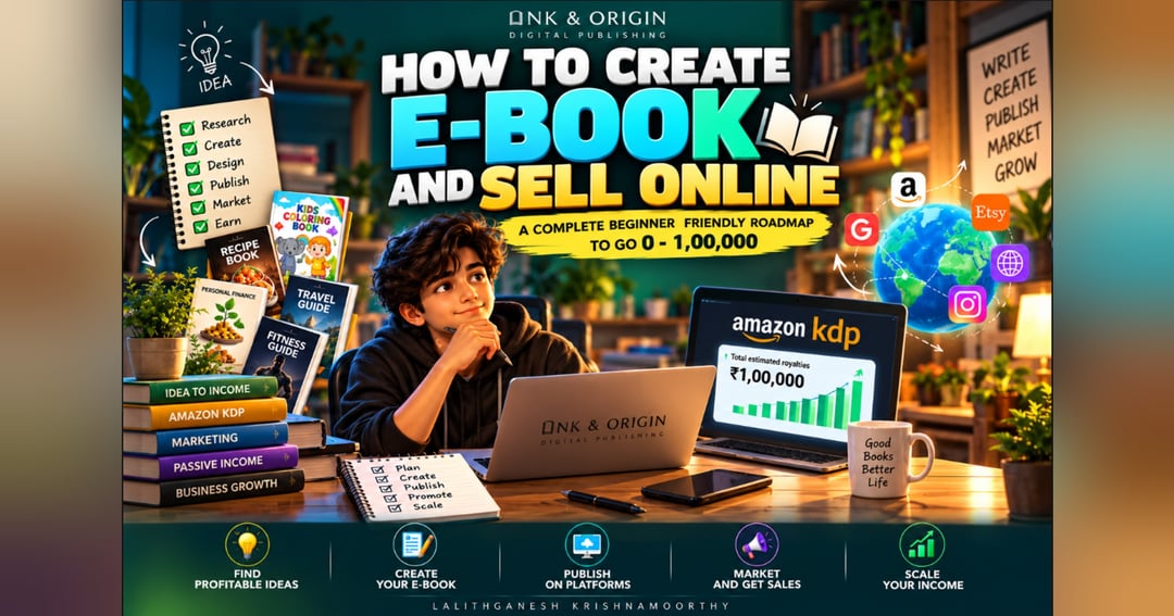 HOW TO CREATE E-BOOK AND SELL ONLINE