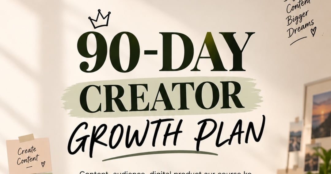 90-DAY CREATOR GROWTH PLAN