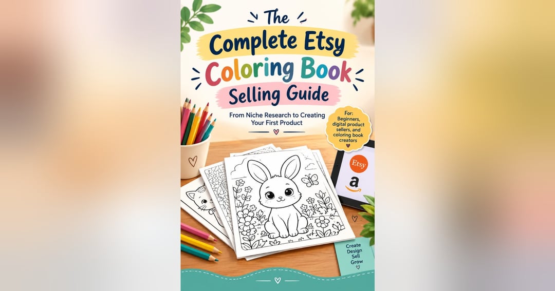 The Ultimate Etsy Coloring Book Business Guide with AI prompt's