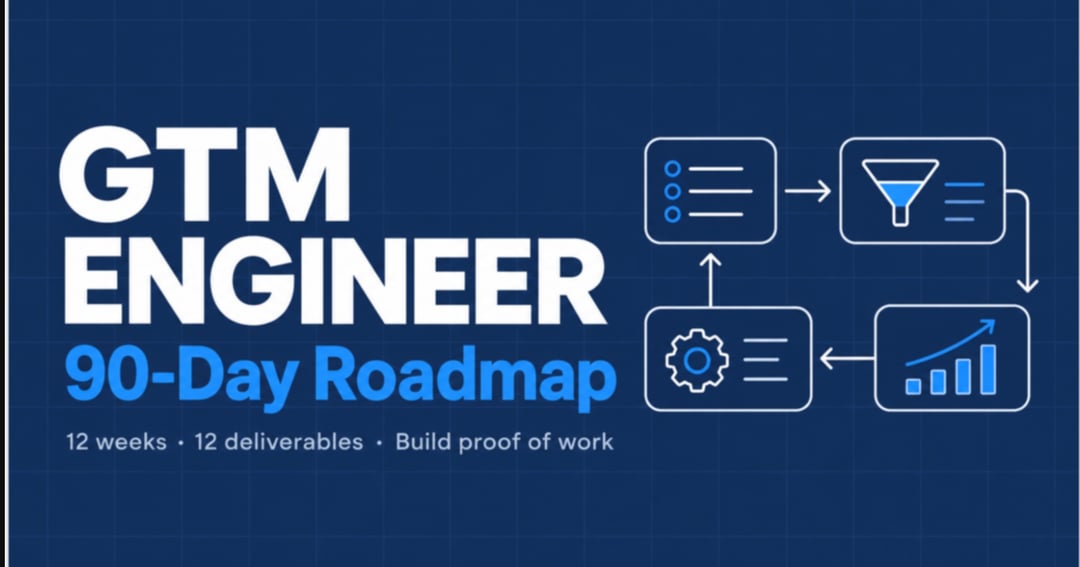 GTM Engineer 90-Day Roadmap: Build Proof of Work, Land Interviews, image 3