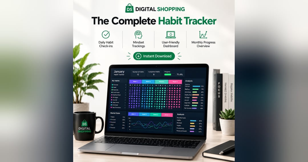 Stop Wasting Time: Get Your Ultimate Habit Tracker Bundle Today!, image 3
