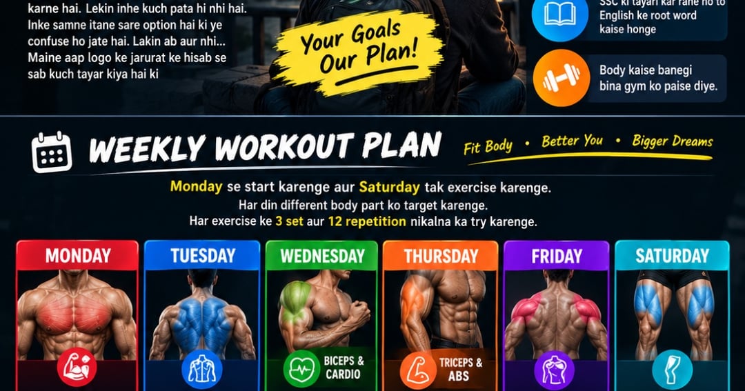 Home workout plan, image 3