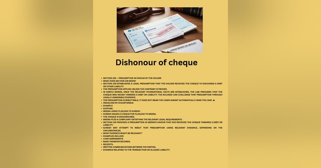 Dishonour of cheque (cheque Bounce ), image 3