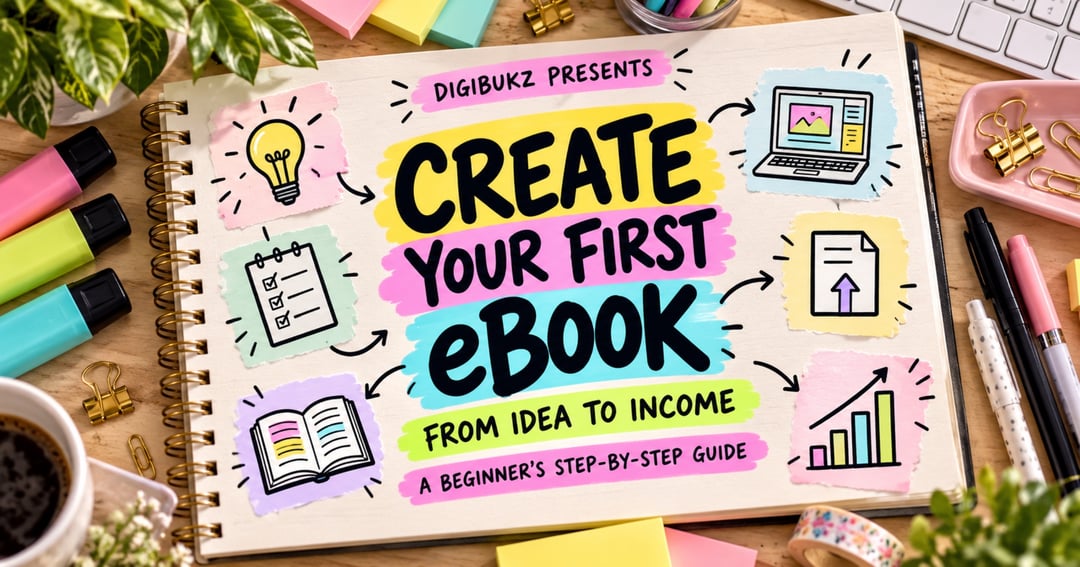 Create Your First eBook & Start Selling Online 🚀 | Beginner’s Step-by-Step Guide