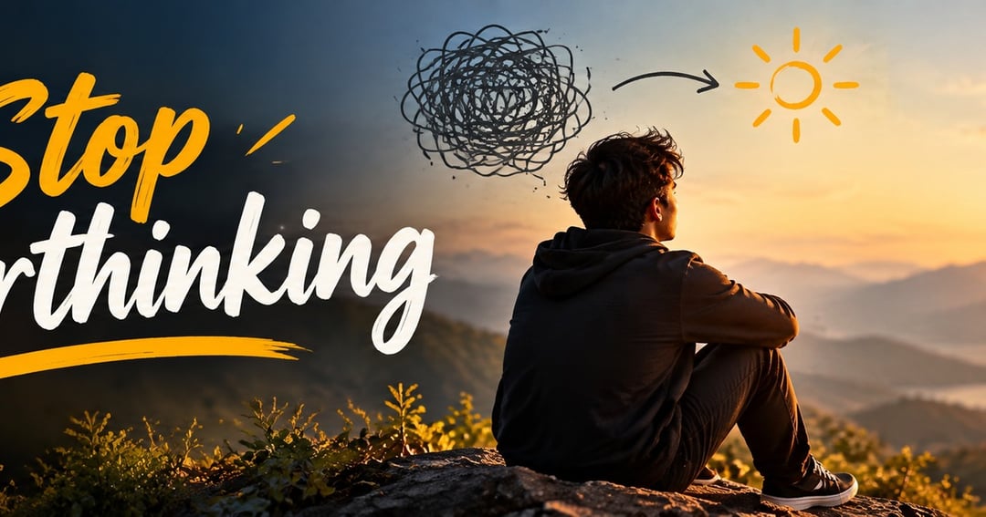 STOP OVERTHINKING Apne Dimaag Ko Shaant Karein, Apni Zindagi Ko Badlein